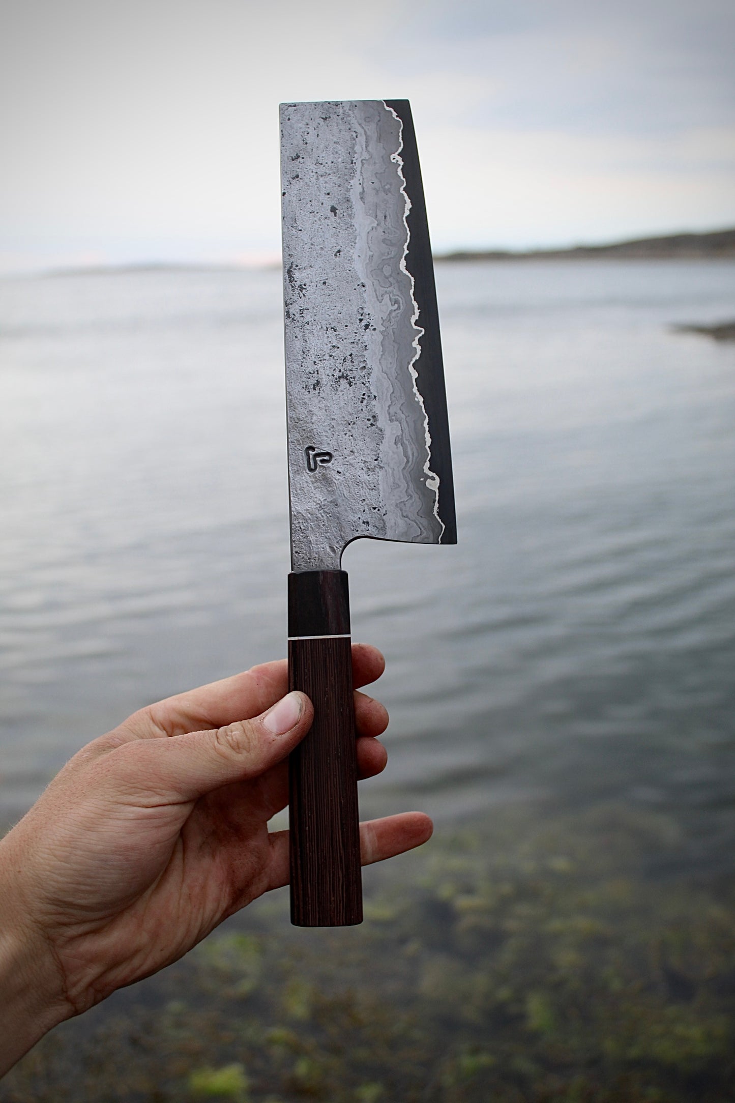 San mai nakiri 65x179 mm high carbon steel