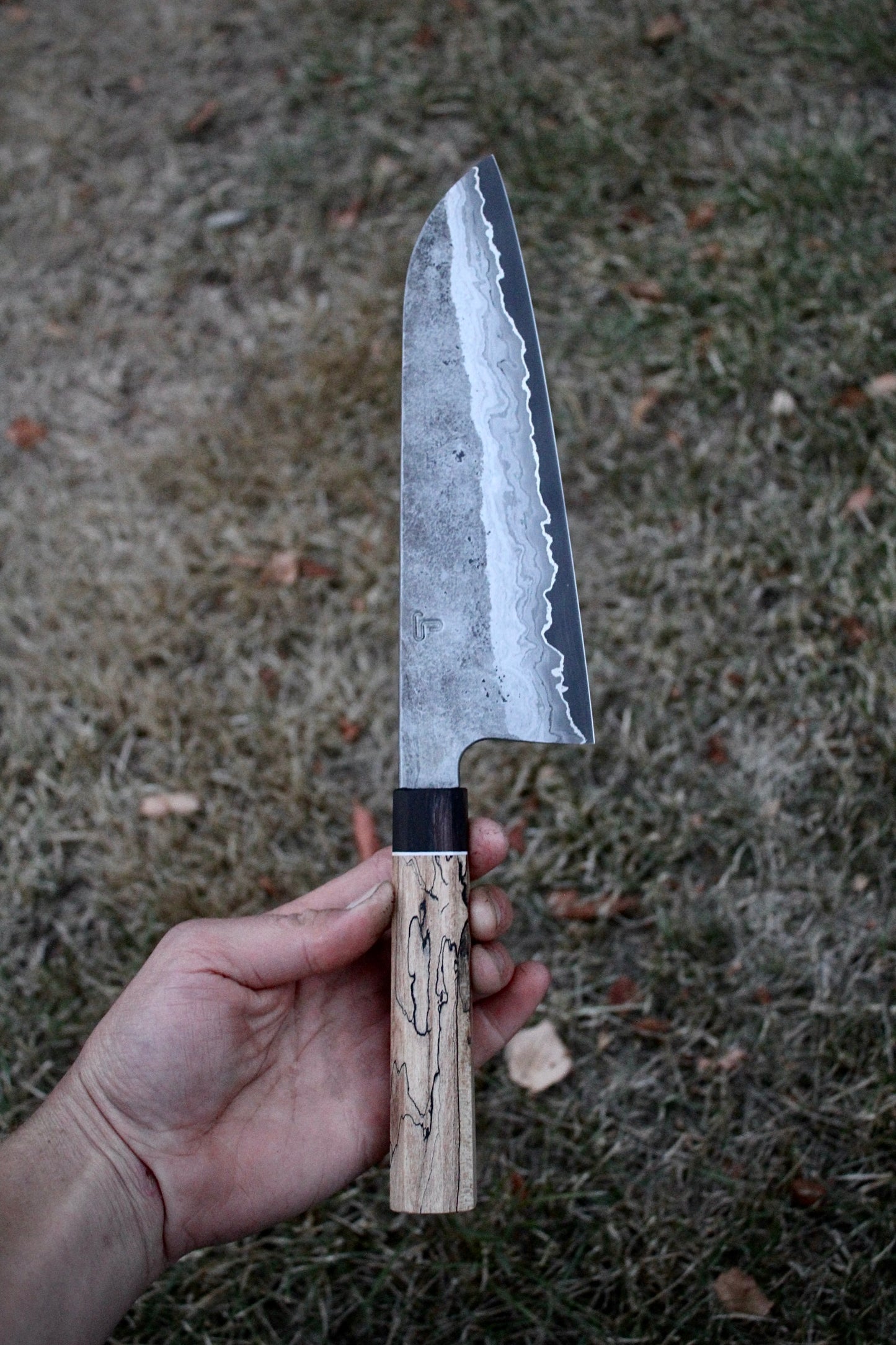 San mai santoku 63x198 mm high carbon steel