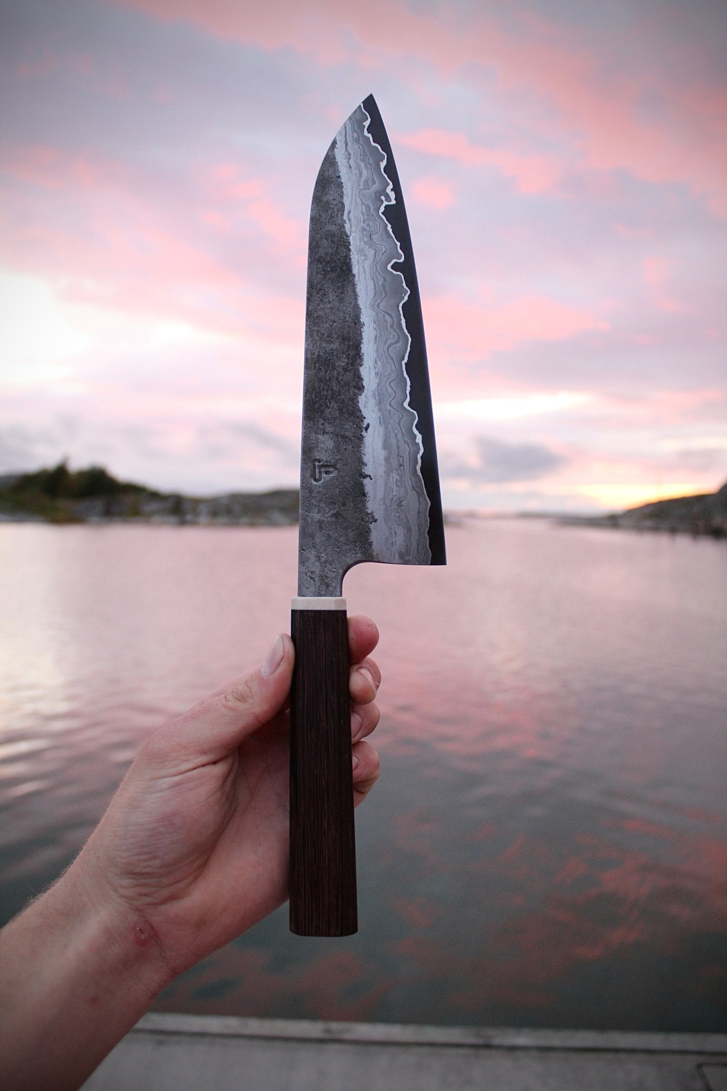 San mai gyuto 62x210 mm high carbon steel