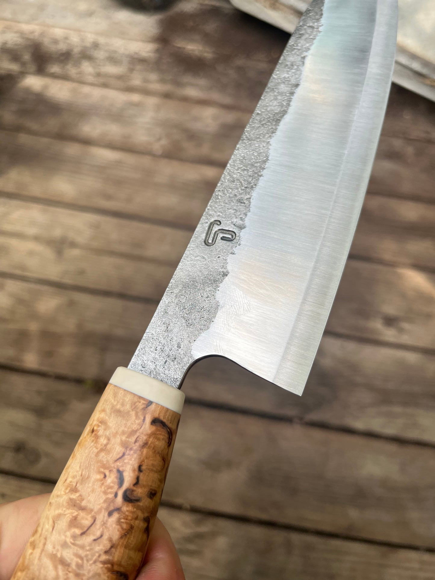 S-grind Santoku 50 x187 mm high carbon steel