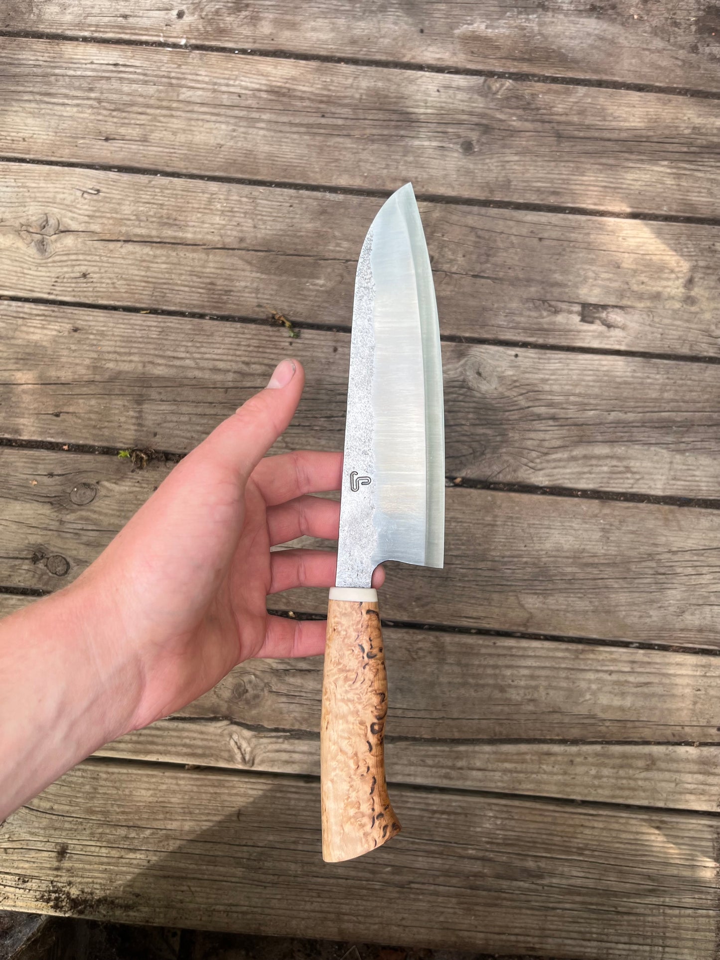 S-grind Santoku 50 x187 mm high carbon steel