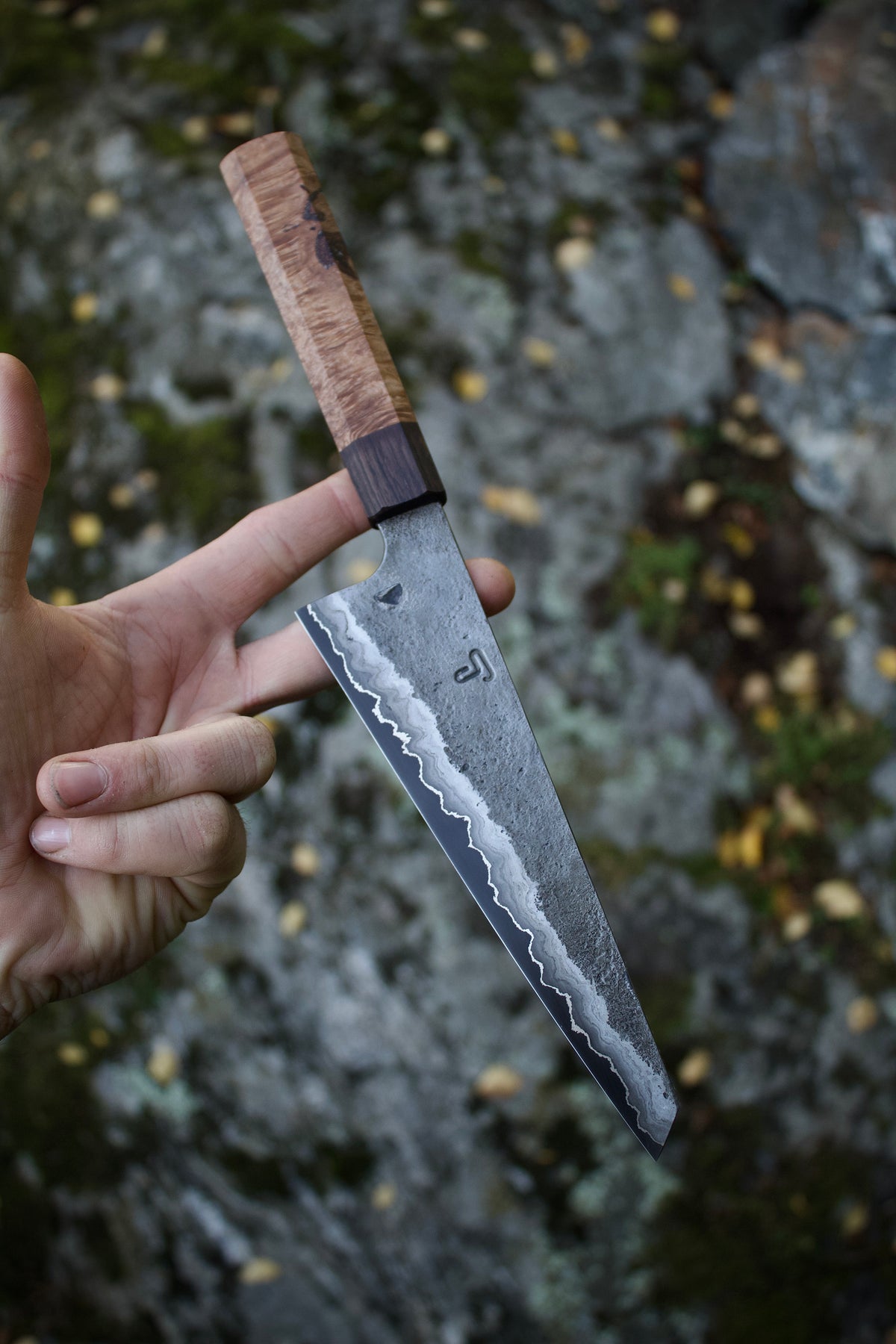 San Mai Honesuki 48x167 mm high carbon steel