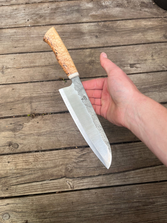 S-grind Santoku 50 x187 mm high carbon steel